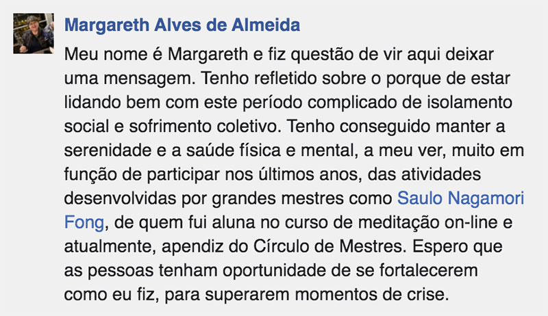 Depoimento Margareth